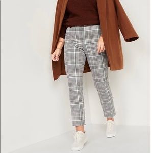 High-Waisted Patterned Pixie Ankle Pants